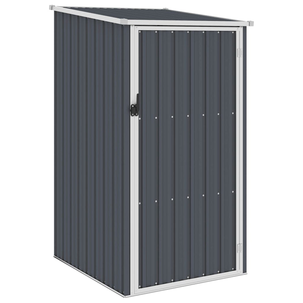 Galvanised Steel Garden Shed - 87x98x159 cm