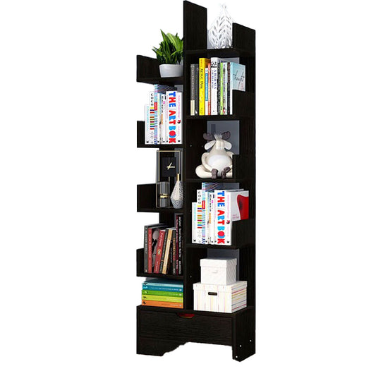 Achille 8-Tier Bookcase w/11 Shelves for Display & Storage