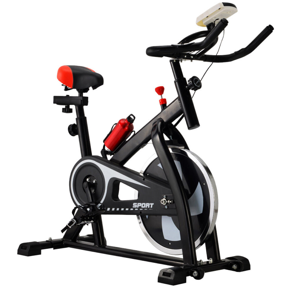 OOS FitFreePower Advanced & Adjustable Stationary Fitness Exercise Spin Bike - Deluxe Home Delight