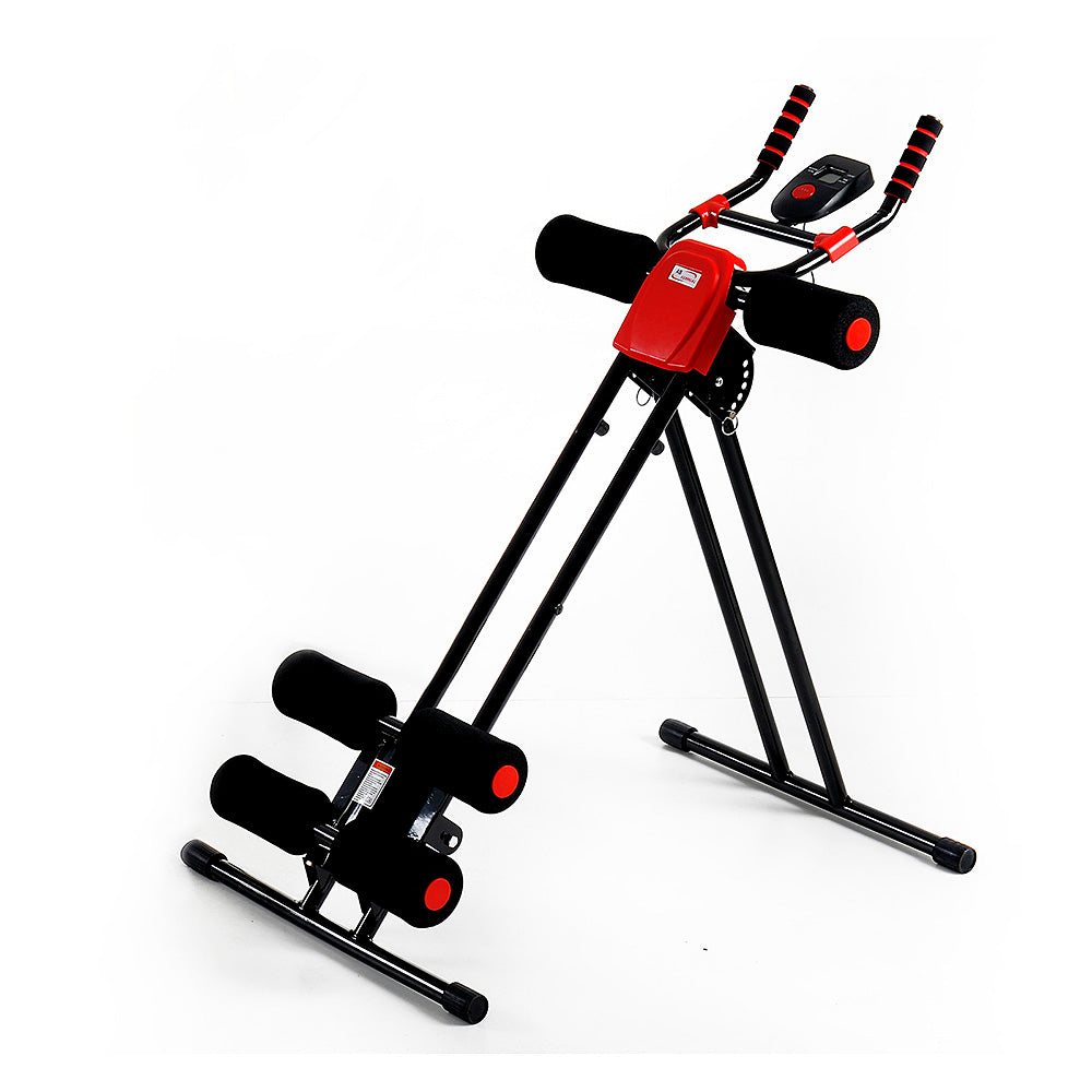 Vertical AB Cruncher Power Workout & Abdominal Trainer – 6 Levels Adjustable - Deluxe Home Delight