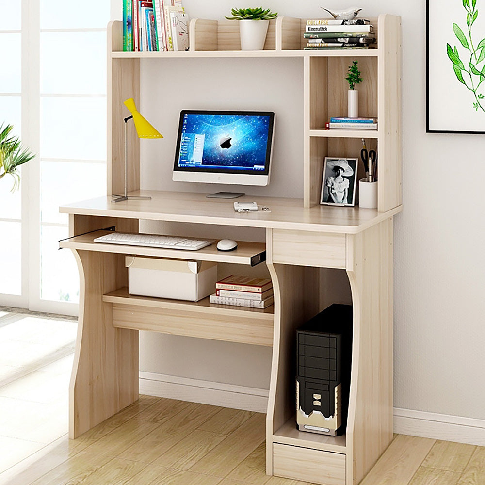 Star Computer Desk/Table with Shelves & Drawers