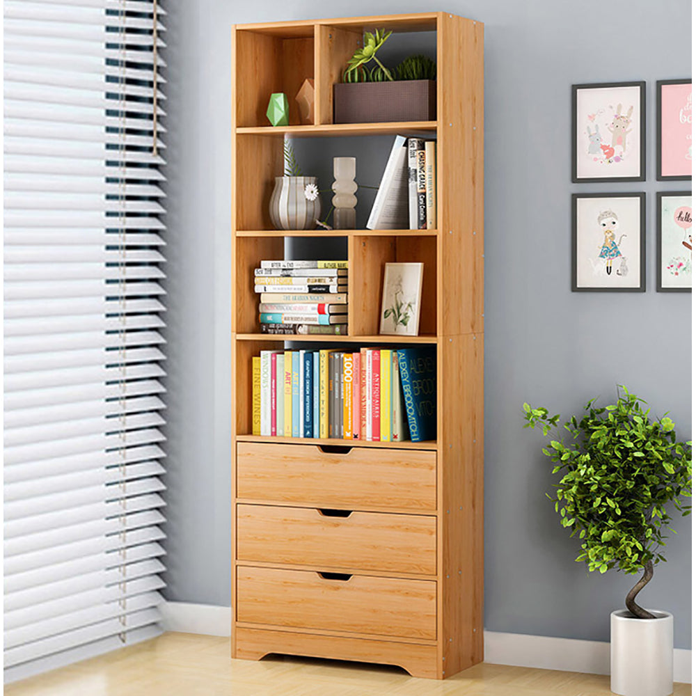 Imperia 1.8m Tall Shelf Cupboard/Bookshelf w/Drawers