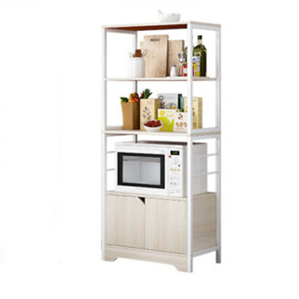 3-Level Kitchen Cabinet Organizer - Oak or White