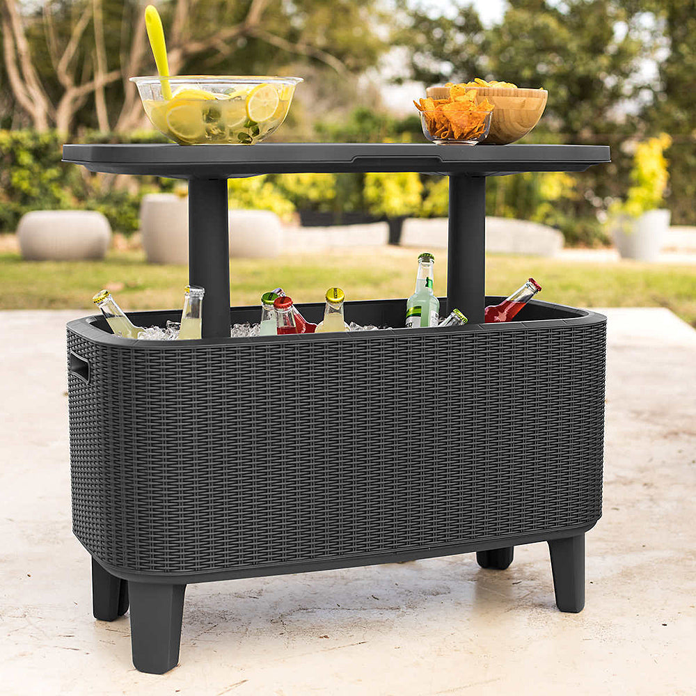 Freeya Beverage Table and Drinks Cooler w/Storage