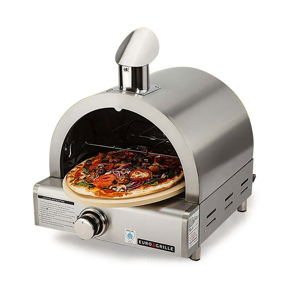 Manfredi Deluxe Pizza Oven  2-at-a-time - Silver or Black - Deluxe Home Delight