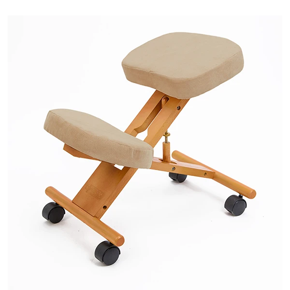 Ergonomic Adjustable Kneeling Chair --- BEIGE or BLACK