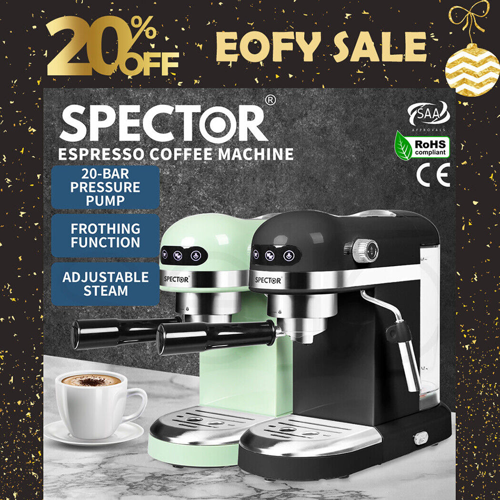 Personal Espresso Cafe Barista Machine for Espresso Latte Cappuccino Milk Frother