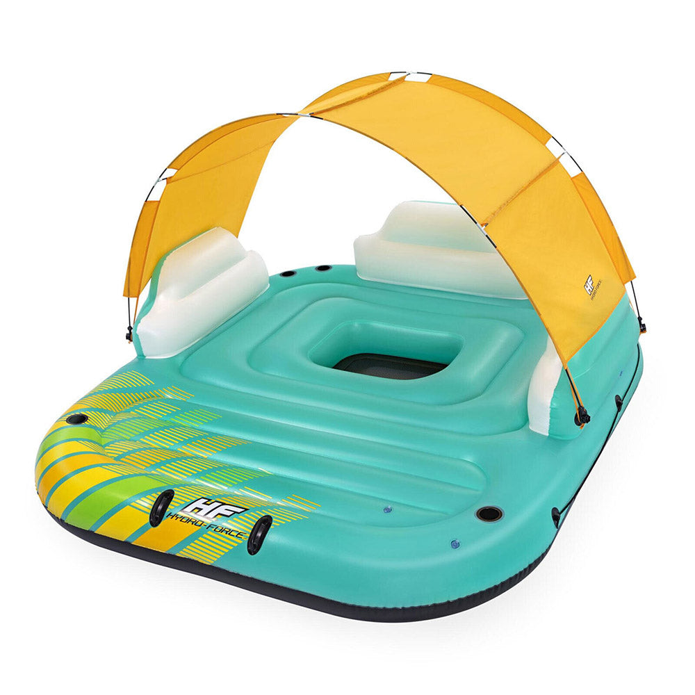 Sunny Days Inflatable Pool Lounge Island Float - up to 5 Adults