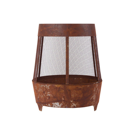 Vivi Round Rustic Fire Pit/Patio Heater