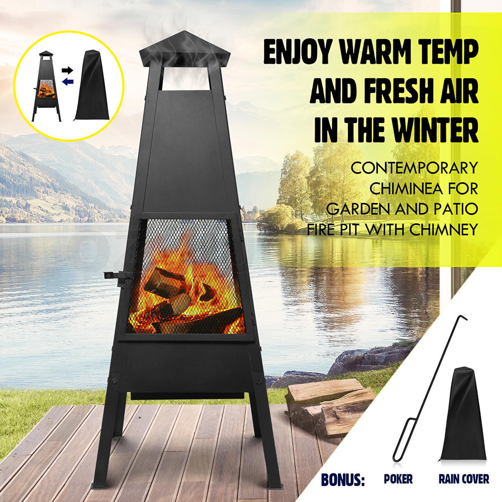 Novato Chiminea/Fire Pit/Patio Heater