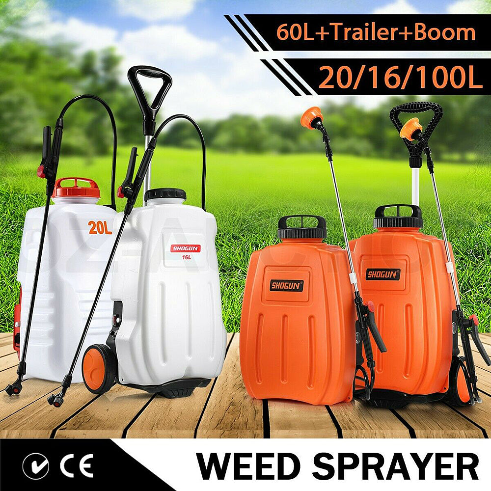 Electric Garden & Weed Sprayer on Wheels - 16 & 20L12V