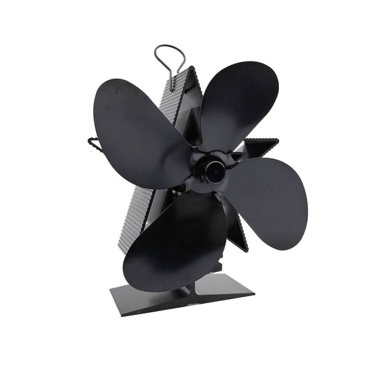 4-Blade Heat-Powered Stove Fan for Wood Burner