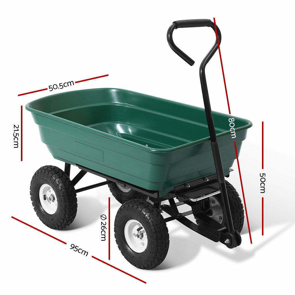 Garden Dump Cart - 75L/270kg Load