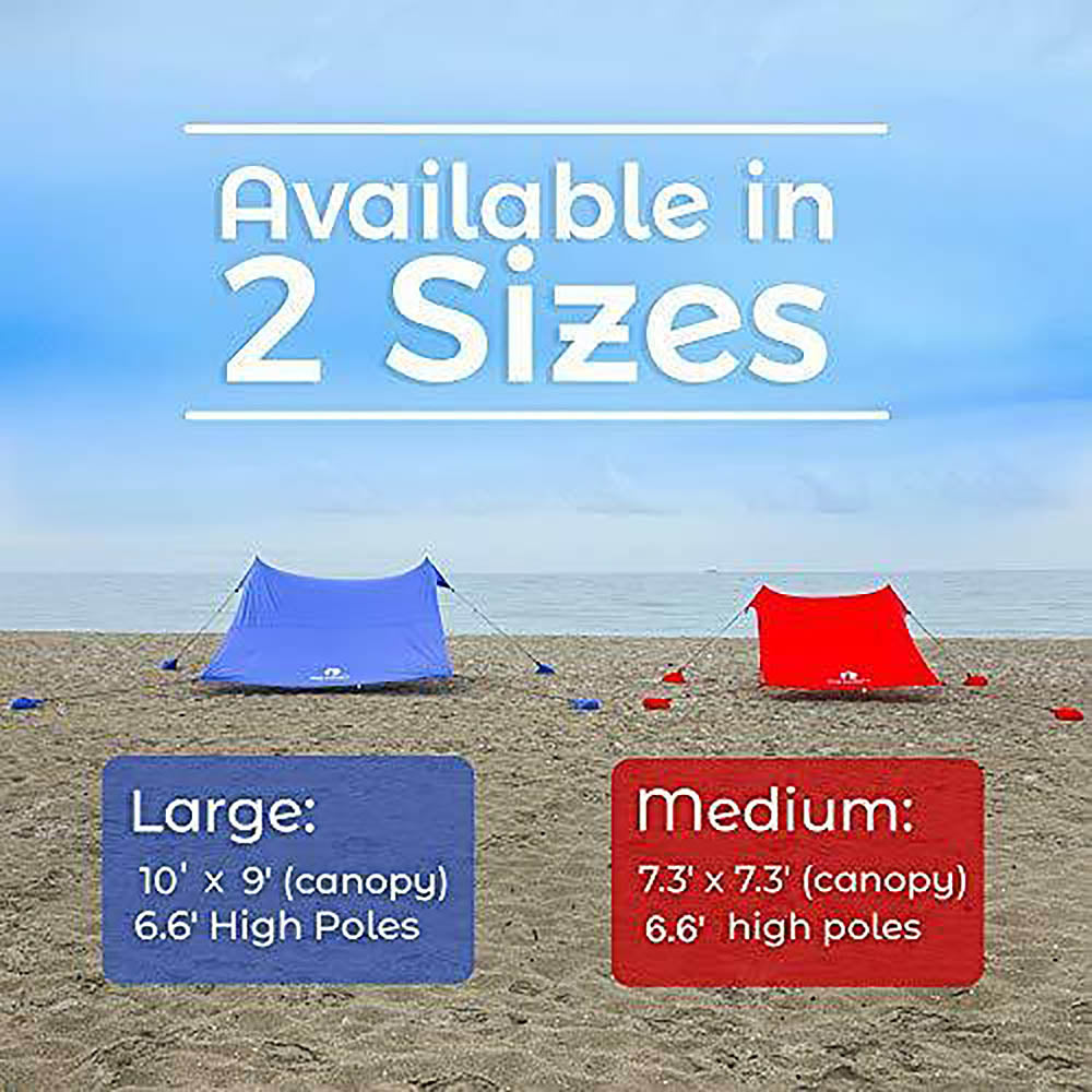 Family Beach Sun Shade Canopy w/Carry Bag. 4 Colours