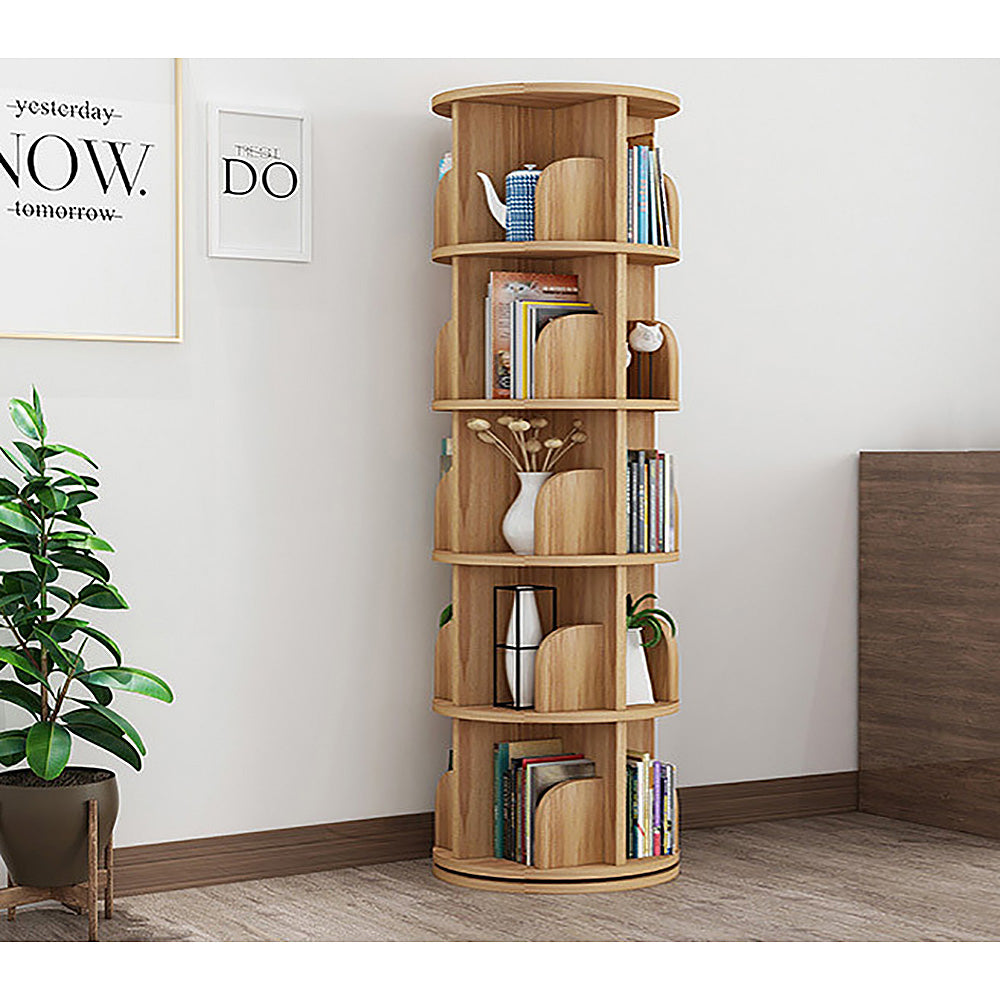 Avanta 360-degree Rotating 3, 4 & 5 Tier Display Shelf/Bookcases