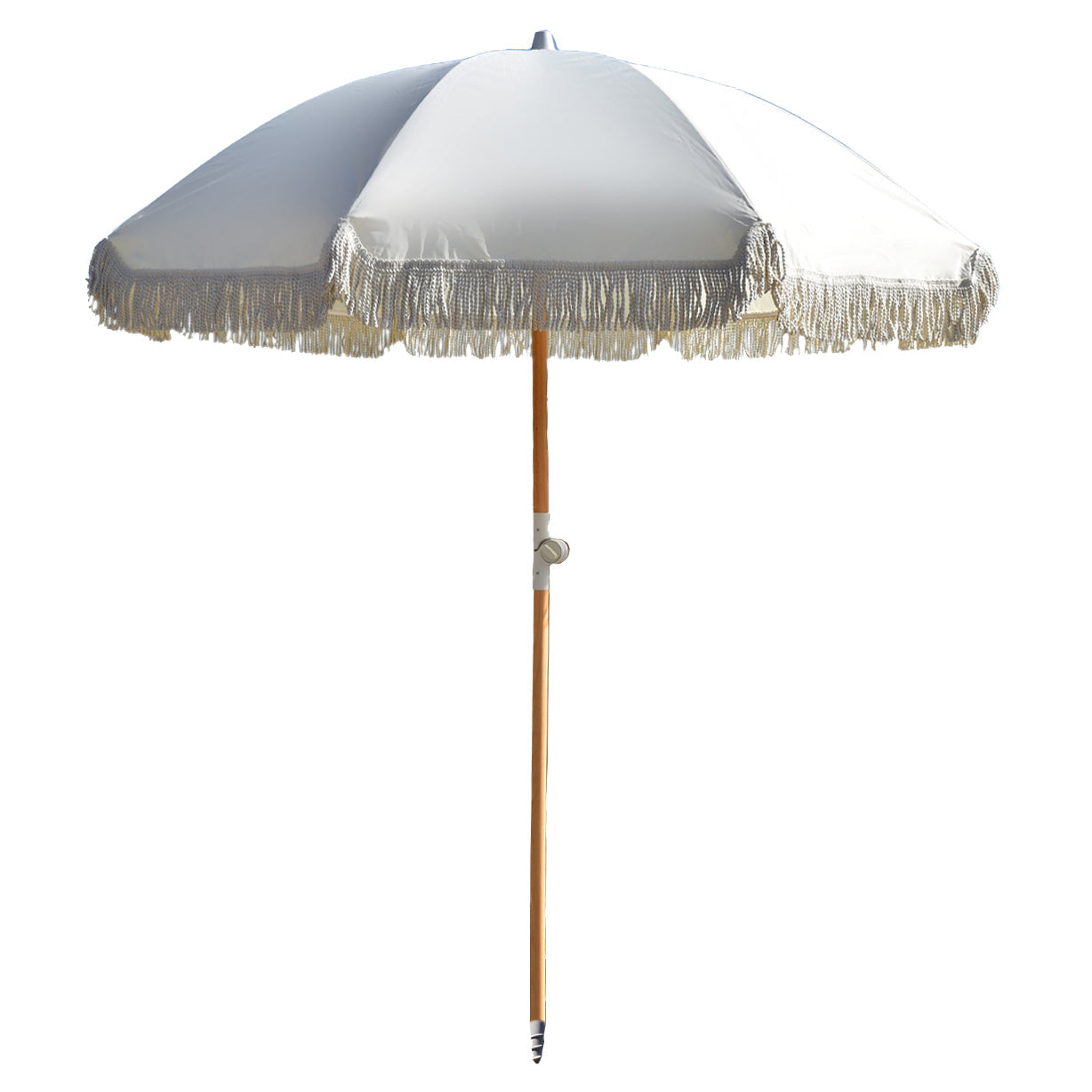 Zelda Fringed Beach Umbrella - 4 Cols