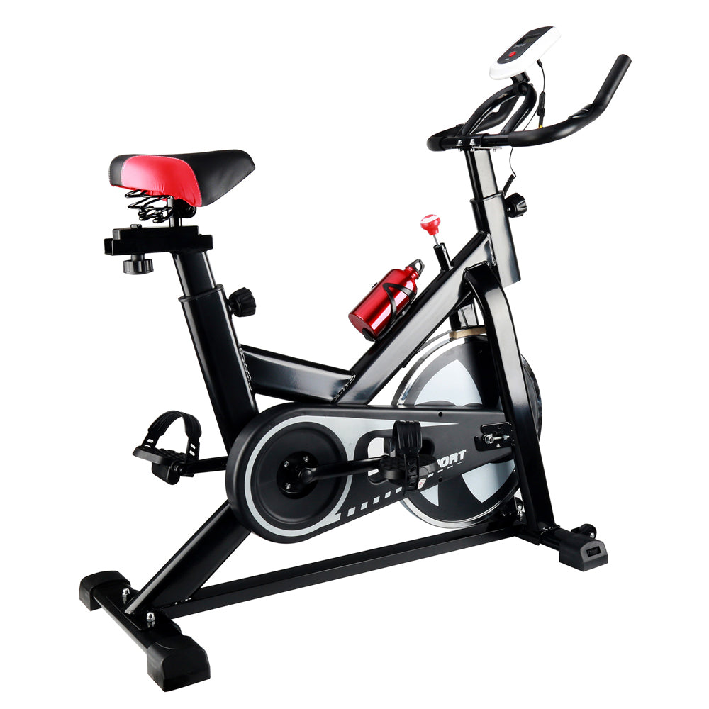 OOS FitFreePower Advanced & Adjustable Stationary Fitness Exercise Spin Bike - Deluxe Home Delight