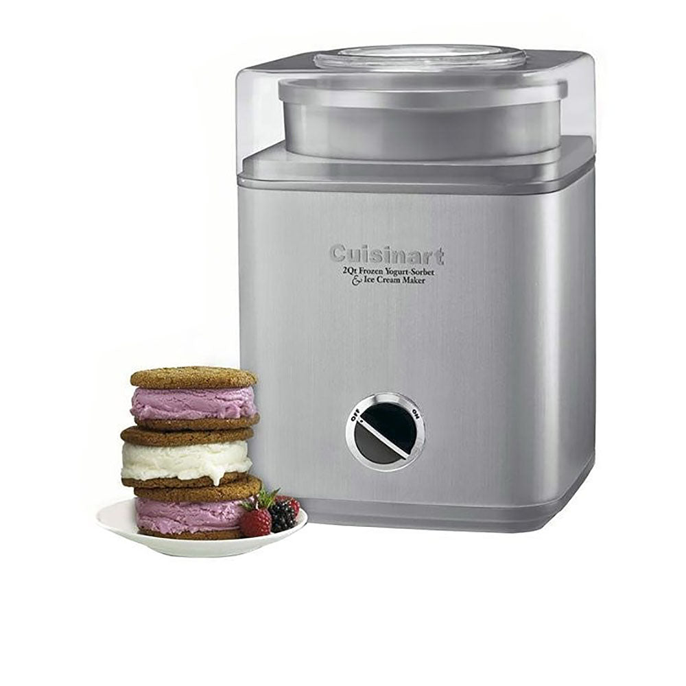 Deluxe Luxury Living 2L Ice Cream & Frozen Yoghurt Maker in Stainless Brushed