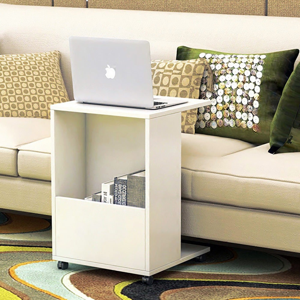 Maestro Side Table w/File Holder - 3 Cols