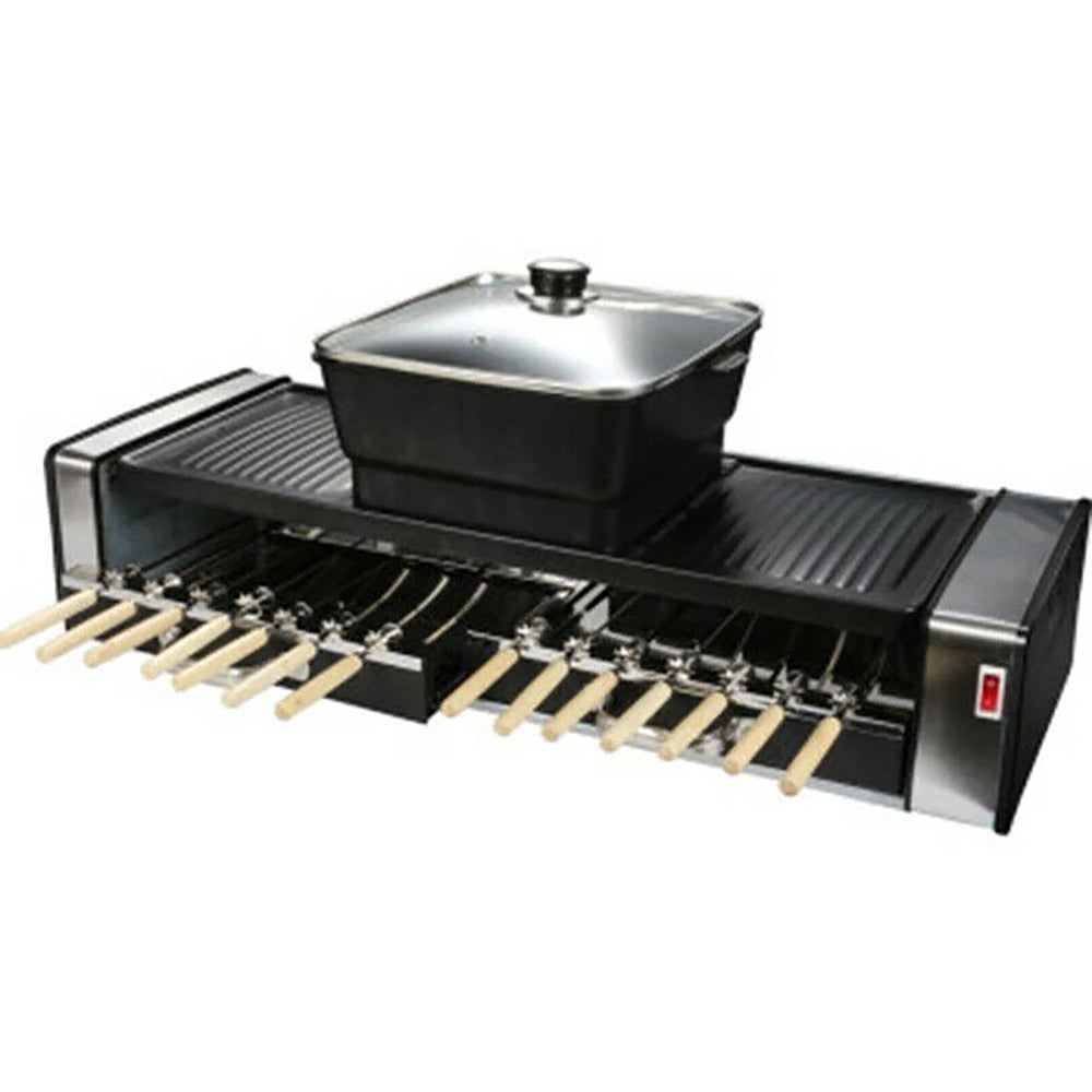 Electric 2 in 1 Skewer Grill and Hotpot