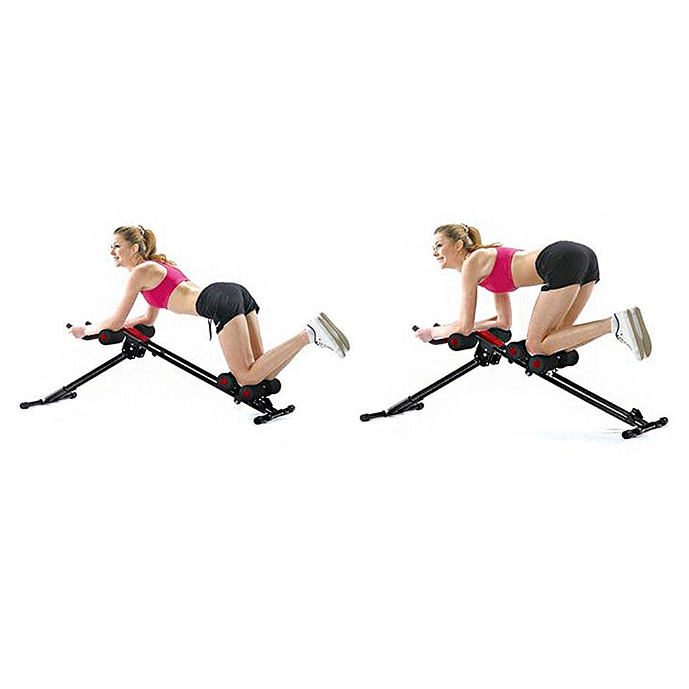 Vertical AB Cruncher Power Workout & Abdominal Trainer – 6 Levels Adjustable - Deluxe Home Delight