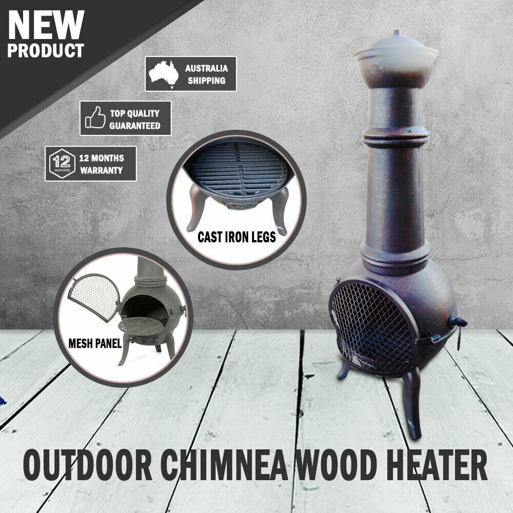 Embers Wood Chiminea for Alfresco Living