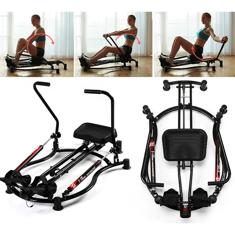 OOS FitFree Total Fitness Rowing Machine - Deluxe Home Delight