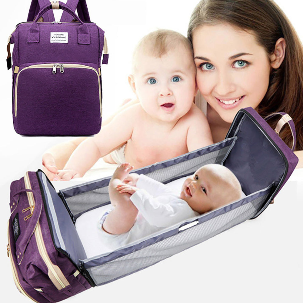 Nappy Bag with Baby Change Bed