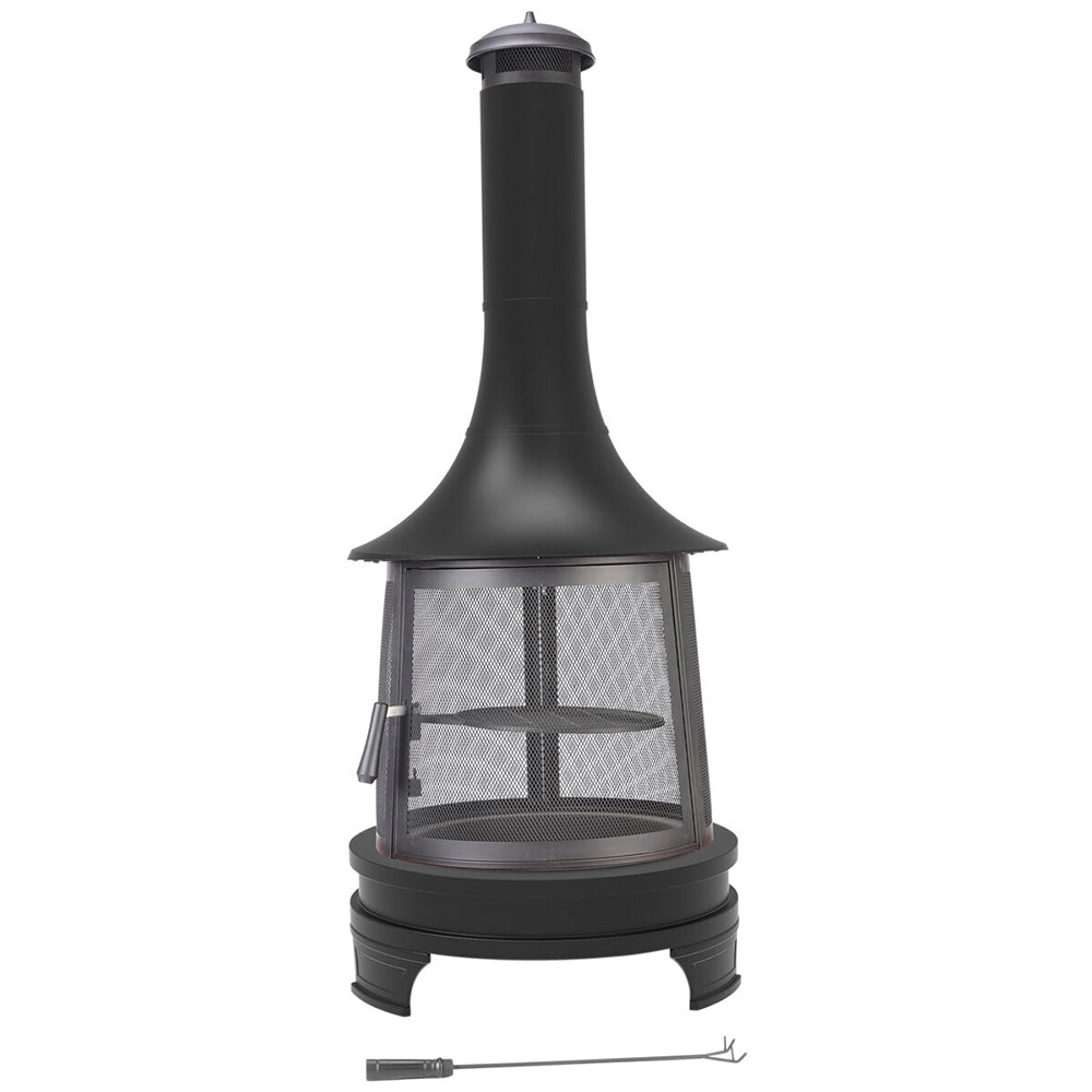 Luna Chiminea with Cooking Grill