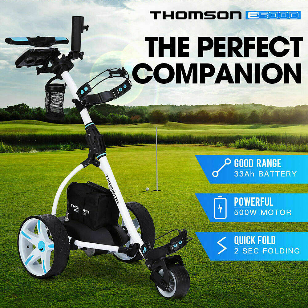 Pro Electric Golf Buggy/Trolley Automatic Foldable - 36 holes, 7 speeds