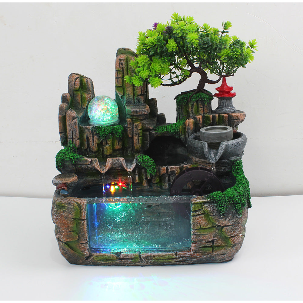 Fountain/Water Feature Ornament with Fish Tank