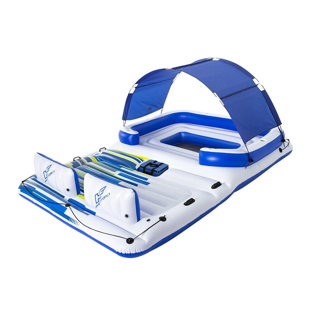 Tahiti Inflatable Float Island w/Shade - 6-person