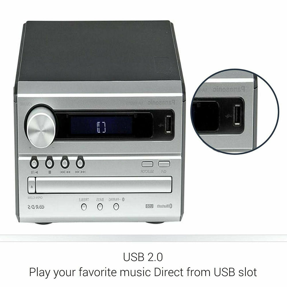 Hi Fi Stereo Music System - Bluetooth, CD, MP3, USB, Radio FM AM & Sound Speakers