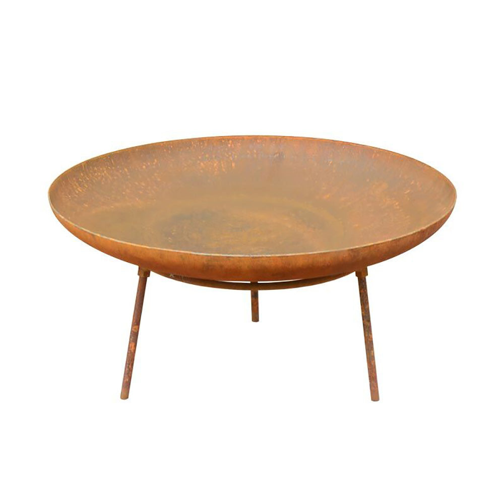 Trapani 60cm Diameter Antique Rust Fire Pit