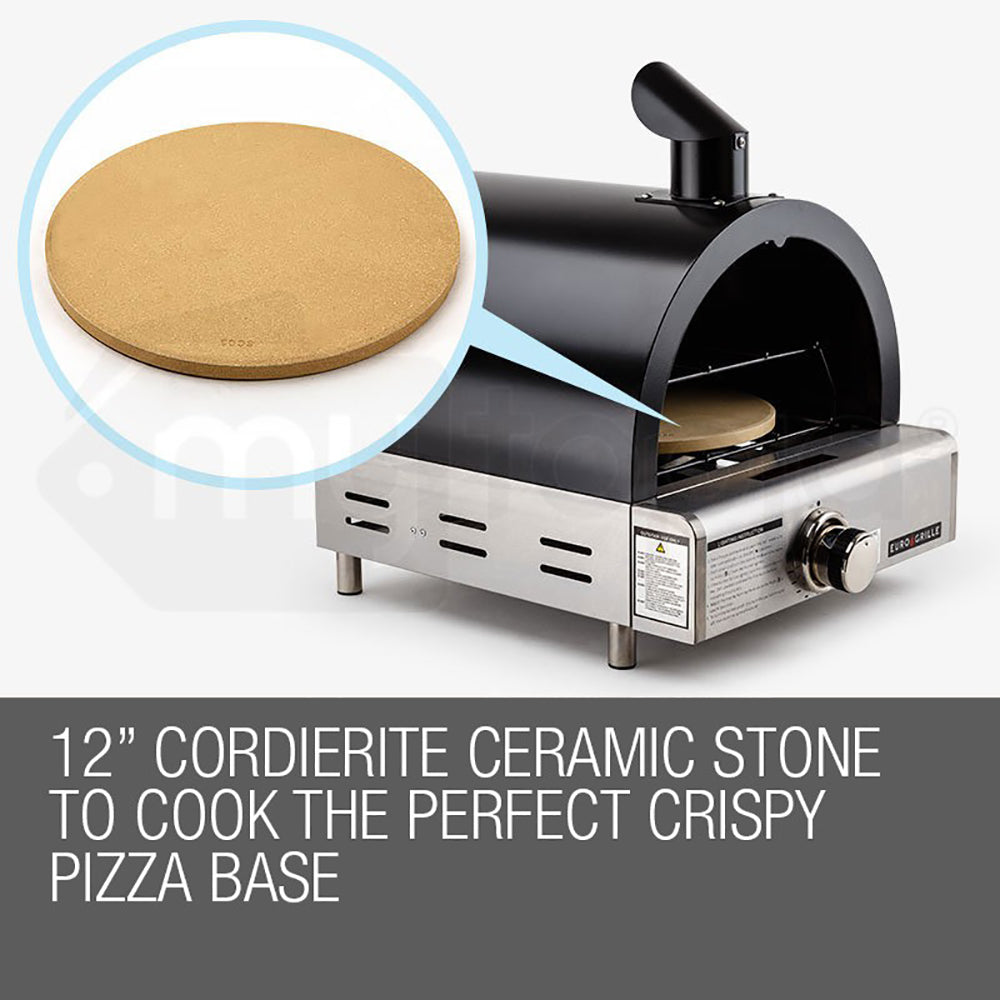 Manfredi Deluxe Pizza Oven  2-at-a-time - Silver or Black - Deluxe Home Delight