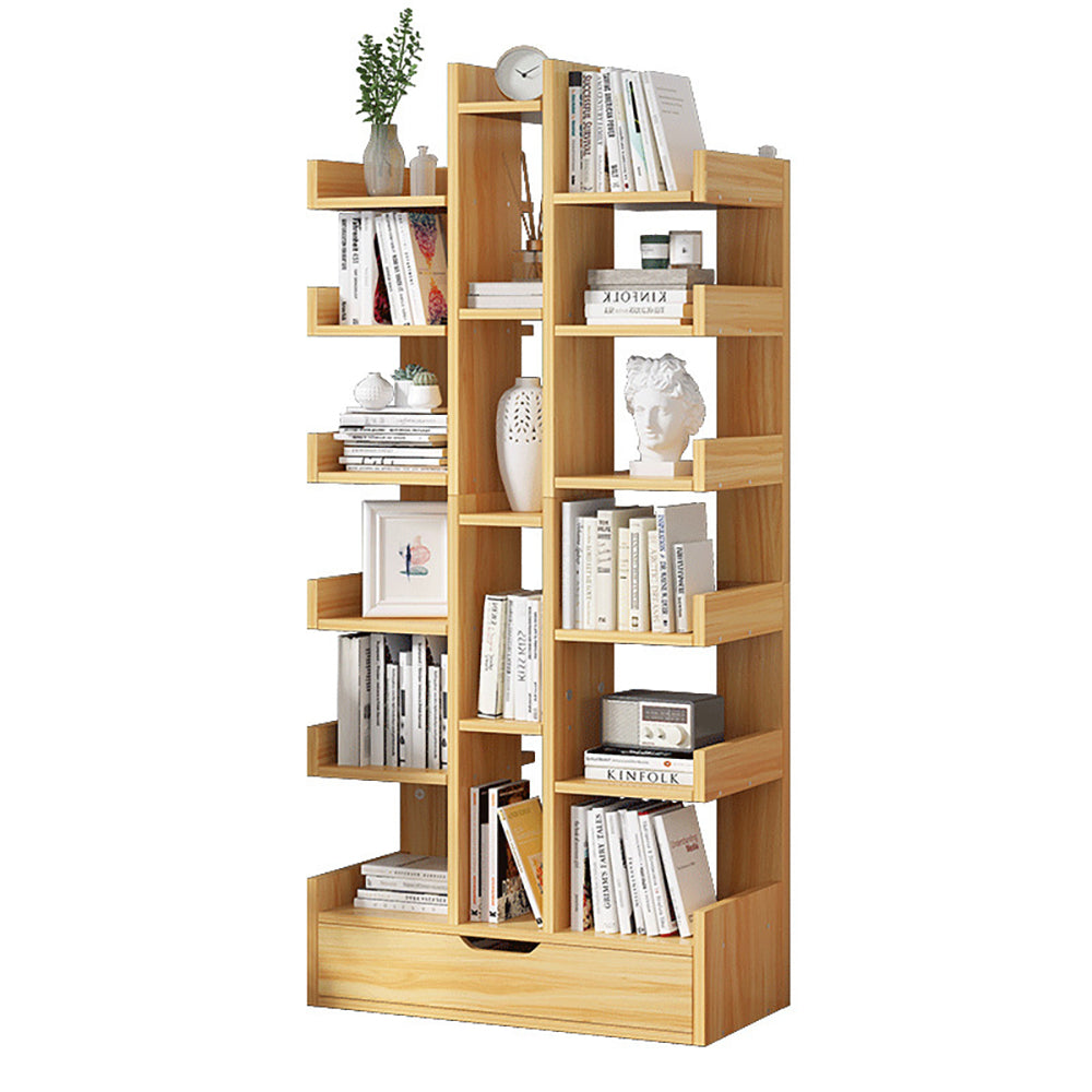 Adrina 18-Shelf Bookcase & Display Cabinet w/Multiple Storage