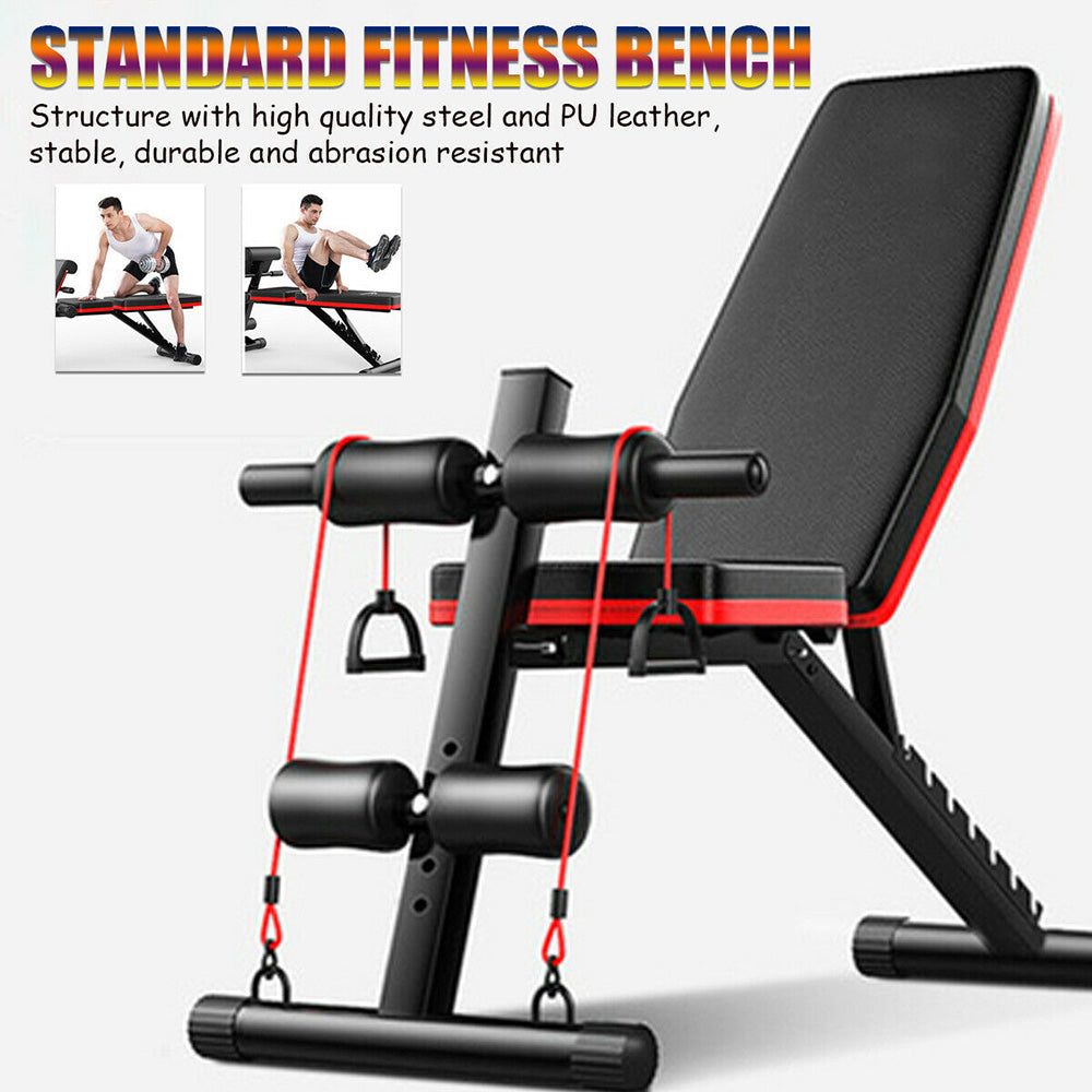 Adjustable Weight/Sit Up Bench for Abdominal Exercise