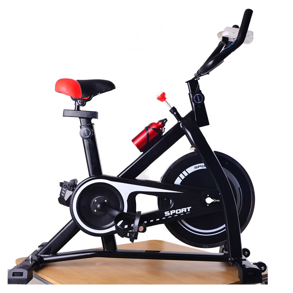 OOS FitFreePower Advanced & Adjustable Stationary Fitness Exercise Spin Bike - Deluxe Home Delight