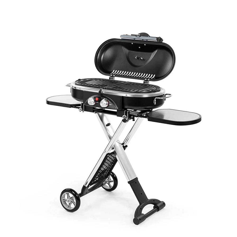 Grill Portable Stand-up Propane Gas Outdoor Camping Stoves BBQs Picnic Road Trip - Deluxe Home Delight