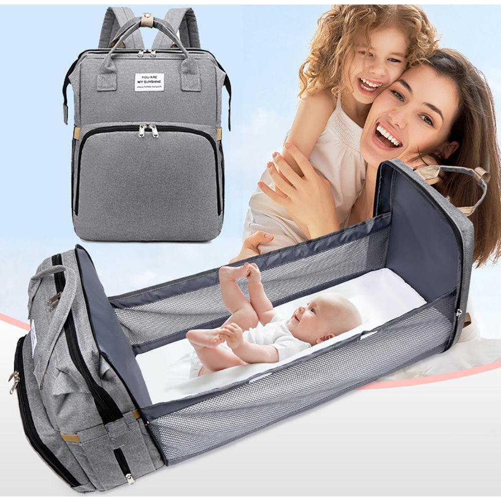 Nappy Bag with Baby Change Bed