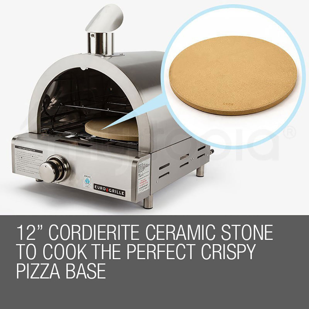 Manfredi Deluxe Pizza Oven  2-at-a-time - Silver or Black - Deluxe Home Delight