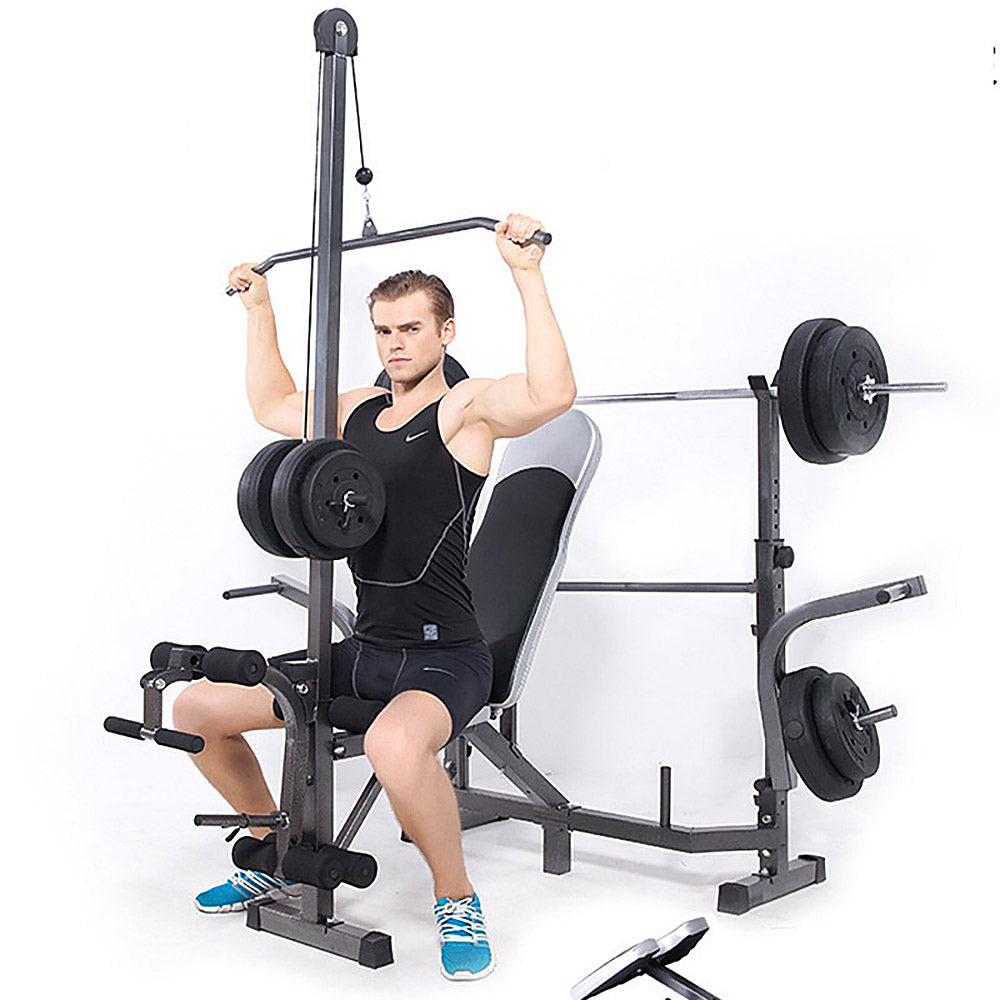 Multi-Station Weight Bench Press  6 in 1 Pull Home Gym