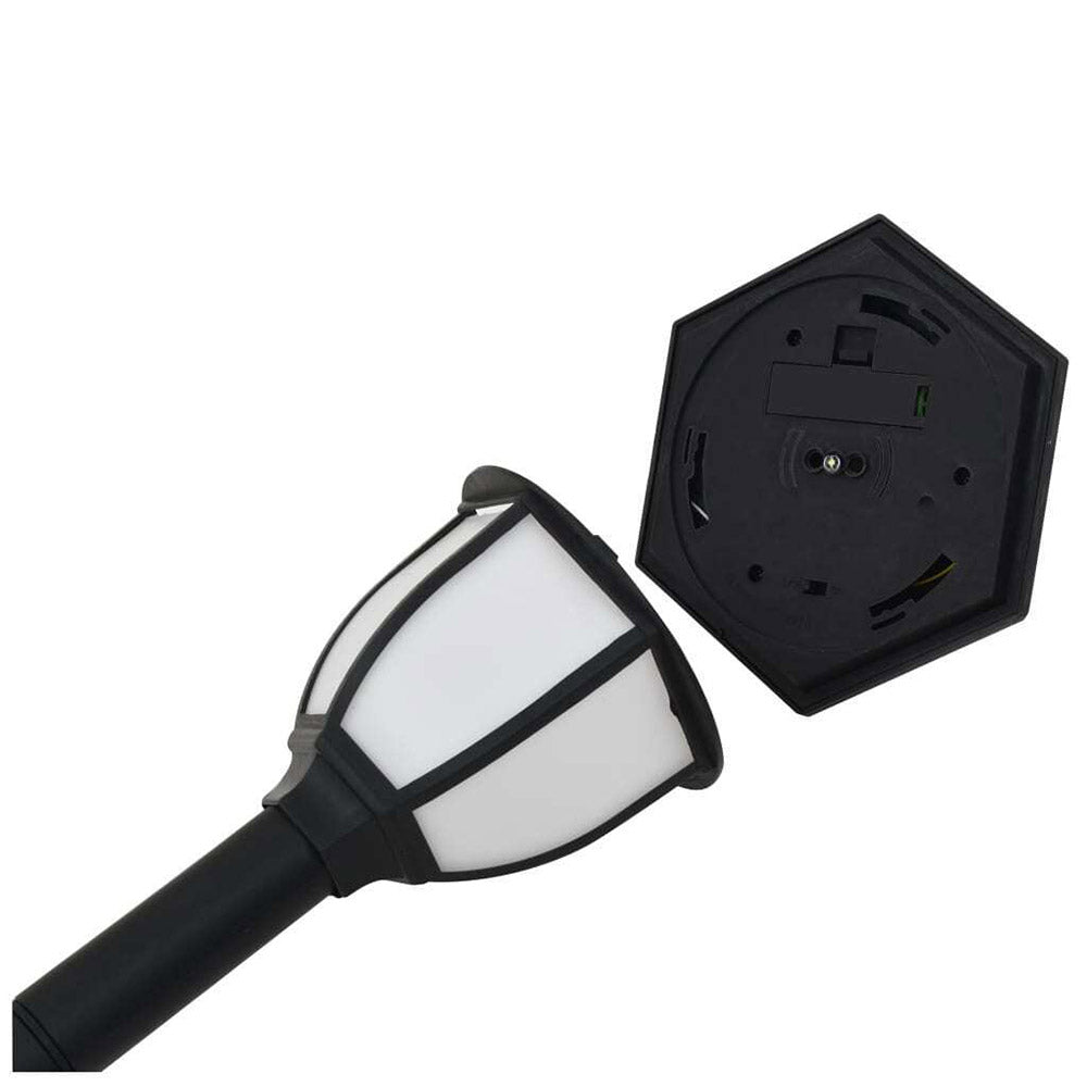 Outdoor LED Solar Lamps 3 pc set in Black