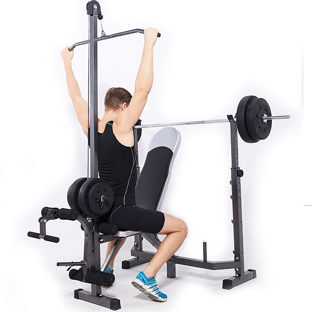 Multi-Station Weight Bench Press  6 in 1 Pull Home Gym