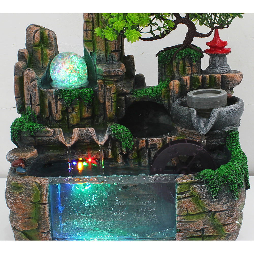 Fountain/Water Feature Ornament with Fish Tank