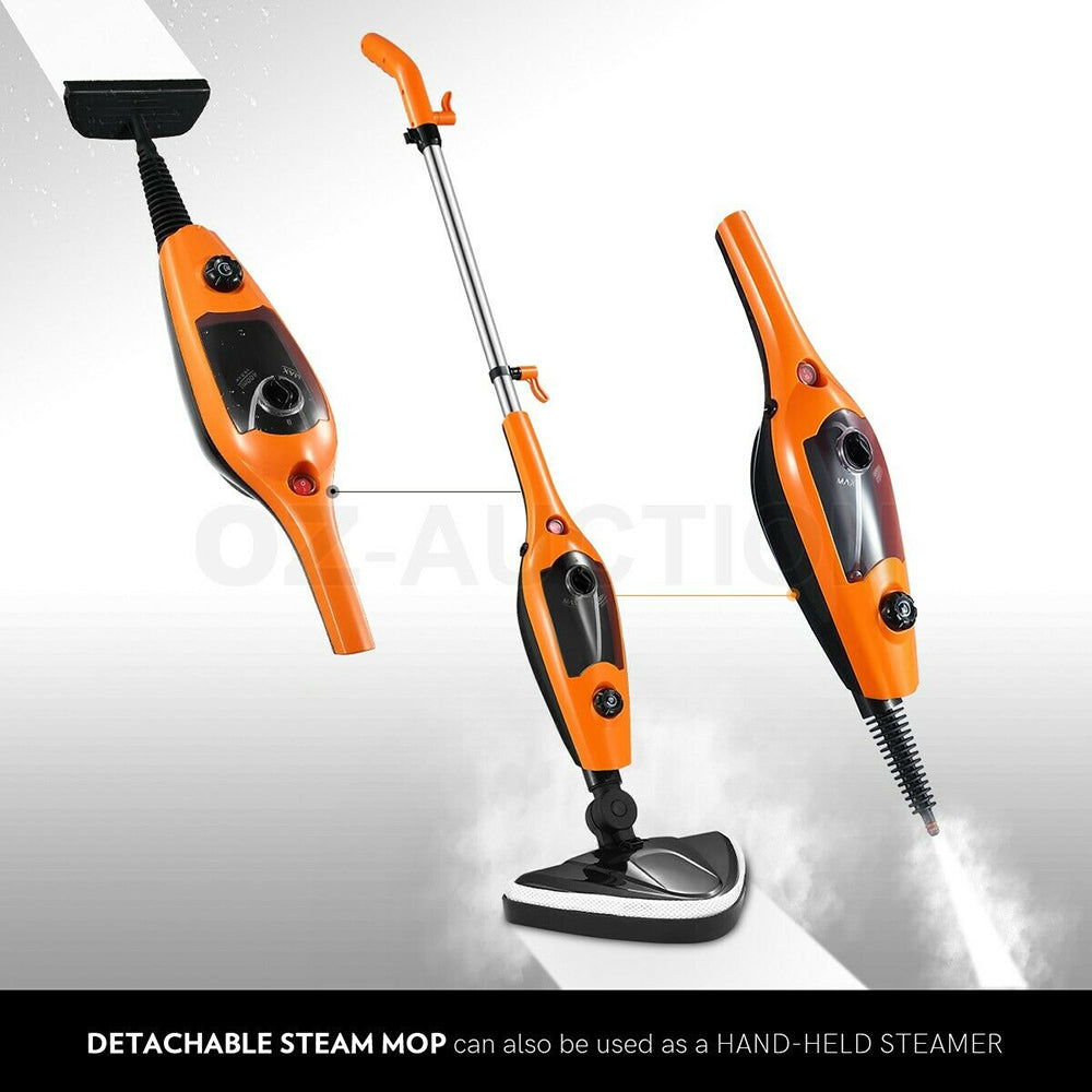 14in1 Steam Mop Cleaner for Floor & Carpet w/Accessories 400ML