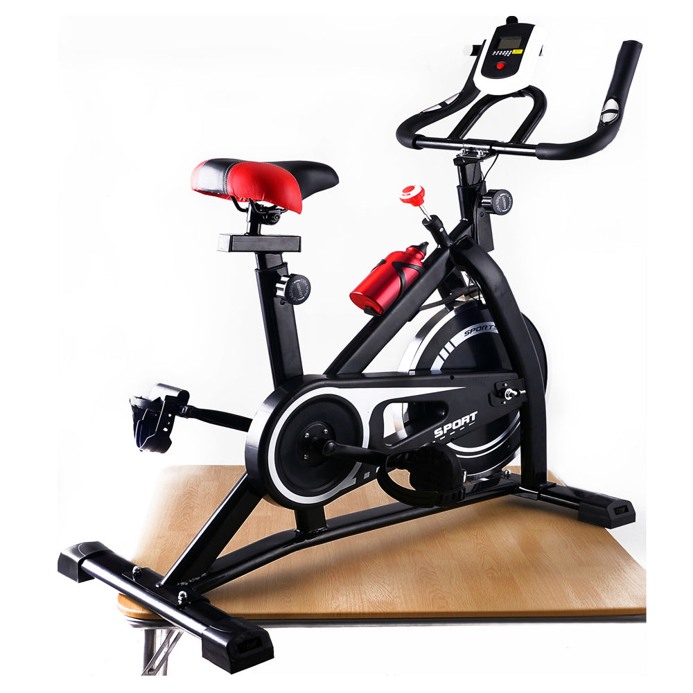 OOS FitFreePower Advanced & Adjustable Stationary Fitness Exercise Spin Bike - Deluxe Home Delight