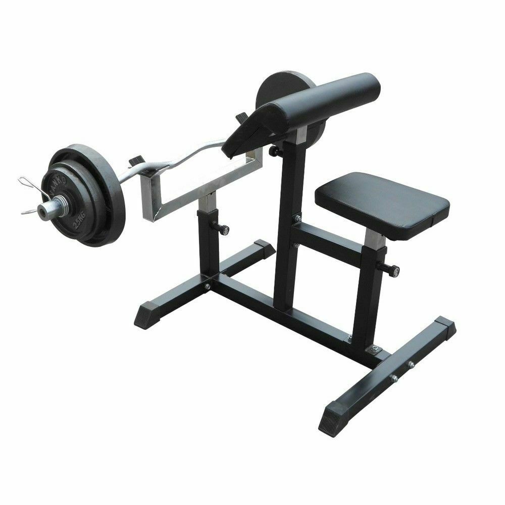 Preacher Curl Bench Weights - Arm Muscle-Building Seated Bench - Deluxe Home Delight