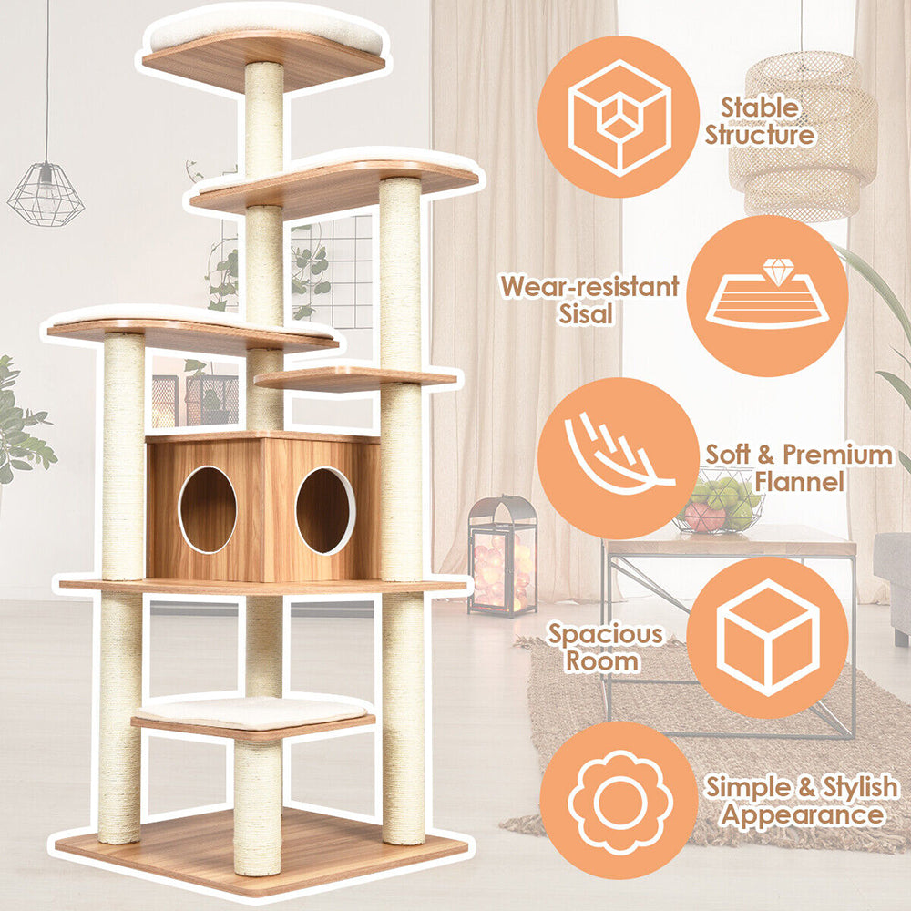 Kitty Love Cat Tree Scratcher & Activity Centre/Condo