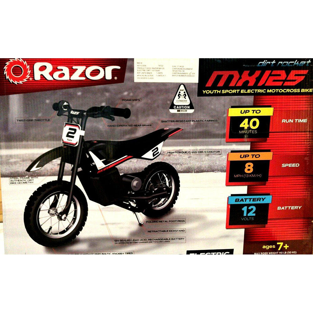 Supremo Starter Dirt Bike 7+ Yrs - up to 40mims 13km/h